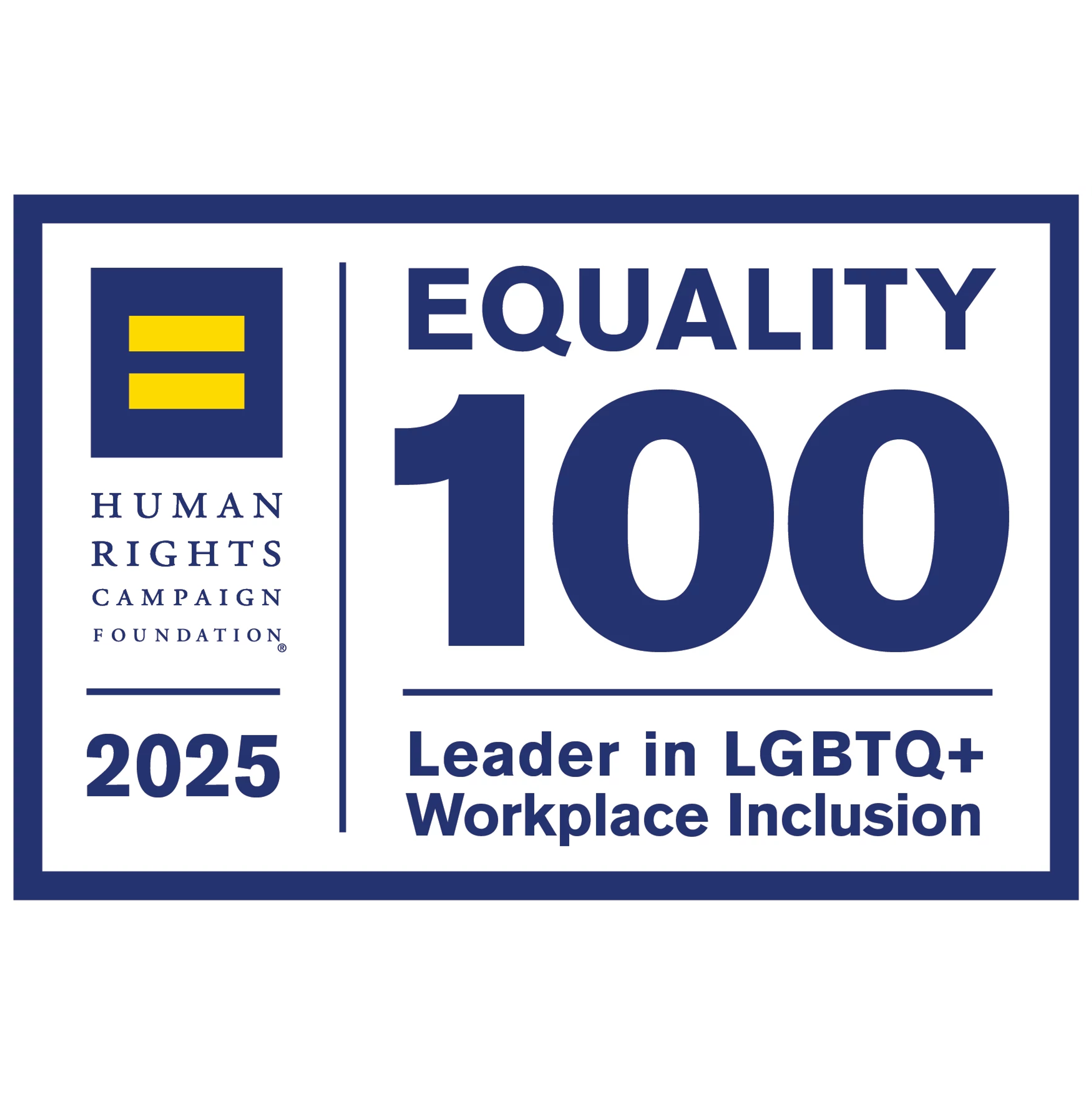 Leader in LGBTQ+ Workplace Inclusion Award Image